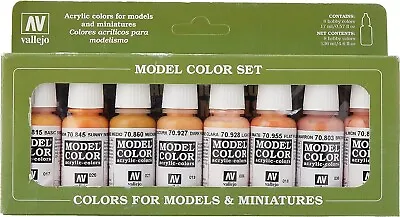 Vallejo Model Color Face Skin Colours Acrylic Paint Set - Assorted Colours Pack • £19.99