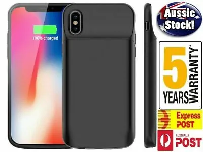 For IPhone X XS XR MAX 11 12 Pro Max  Battery Charger Power Bank Charging Case • $32.96