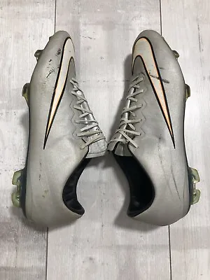 Nike Mercurial Vapor X CR7 Silver Soccer Cleats Boots ACC US11.5 UK10.5 • $149