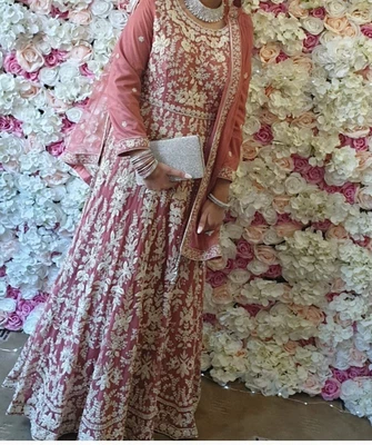 £100 • Buy Bridal Lengha Dress Asian Indian Pakistani Wedding Dress Engagement 