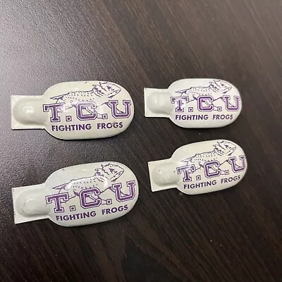 Vintage Lot Of 4 TCU Football Horned Frog Metal Noise Clickers Texas Christian • $12.99