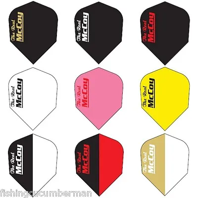 £3.89 • Buy McCoy Extra Strong Dart Flights 9 Colours To Choose From