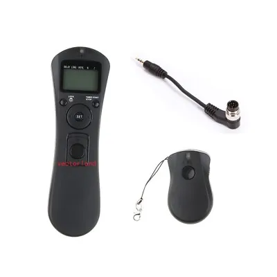 Wireless Timer Remote Shutter Intervalometer For Nikon D800 D700 D300 D200 D810 • £24.35