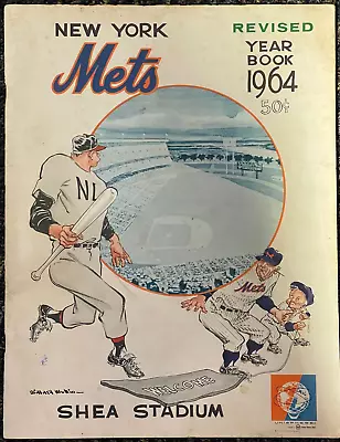 1964 New York Mets Revised Yearbook Revised Green Issue • $83