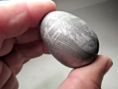 Low Price! Super Etched Egg Shape Sphere! Muonionalusta  Iron Meteorite 247 Gms • $1109.25