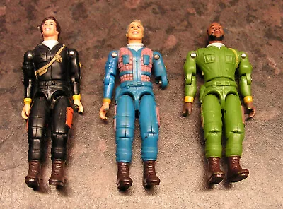 3 X 4  A-TEAM ACTION FIGURES - GALOOB - Face Hanibal BA - Vintage 1983 Spares • £11.99