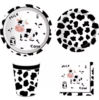 Cow Print Party Supplies  • £14.46