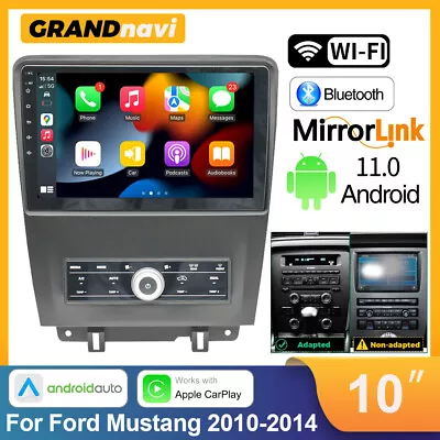 For 2010-2014 Ford Mustang Android Touch Screen CarPlay Car Stereo Radio GPS 16G • $208.99