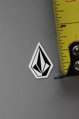 VOLCOM Stone Black White Crystal Snow Small OG VC2 Vintage Skateboarding STICKER • $10