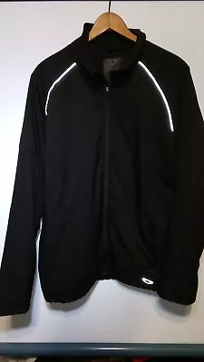 Oakley Mens Sz Lg Black Softshell Full Zip Up Jacket With Fleece Liner. • $33