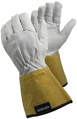 £15.98 • Buy TEGERA 126A Tig Mig Leather Welders Heat Resistant Work Gloves S M L XL XXL