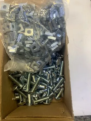 Roofing Bolt Nut BZP Bright Zinc Plated Fixing Roof Mushroom Head Square Pk 190 • £15