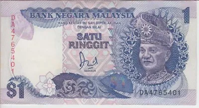 MALAYSIA BANKNOTE P27a 1 RINGGIT UNC • $4