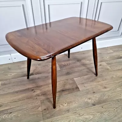 Vintage Retro Small Ercol Side Table - Model 213 - Occasional - Dark Wood • £129.99