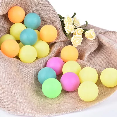 $3.18 • Buy 10PCS Ping Pong Balls 40mm Colored Replacement Practice Table Tennis BallsB Io