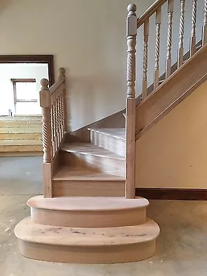 £1580 • Buy Staircase- Solid Oak Made To Measure- Bespoke 