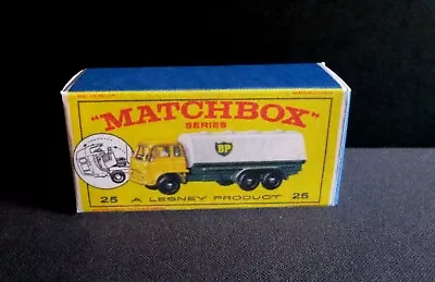 Matchbox Lesney No 25 Bedford BP Petrol Tanker Reproduction Box (Box Only) • £2.89