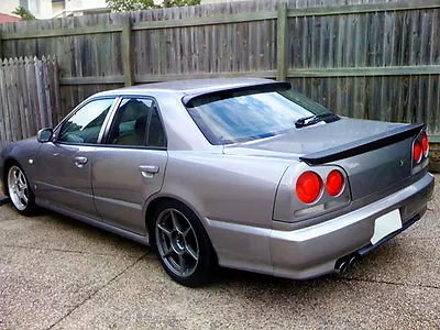 For Nissan Skyline GTT R34 4Door FRP Unpainted Rear Roof Spoilers Wings Lip Kits • $226.80