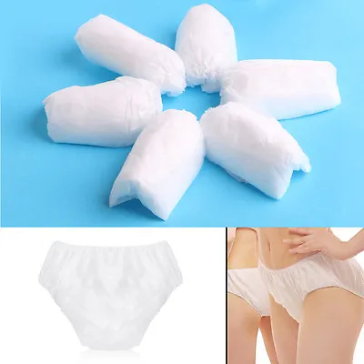 £5.49 • Buy 6/30/60pcs Disposable Underwear Panties Prenatal Postpartum Pant Pregnant UK