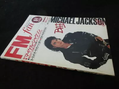 FM Fan Japan Magazine Book In 1987 Feat Michael Jackson On Front BAD Era MJ • $49.99