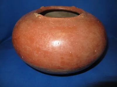 Authentic HUGE Pre-Columbian Mayan Red Clay Pottery Bowl Circa 400 AD Intact • $535
