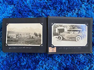 $175 • Buy Vintage Washington State Family Vacation Photo Album 1920s - 101 Pieces