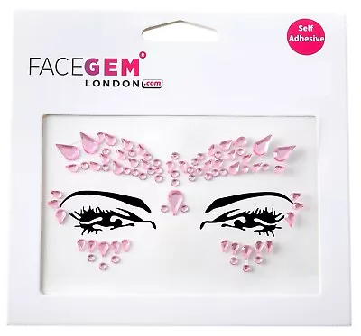 Face Gems Adhesive Glitter Jewel Tattoo Sticker Festival Party Body Z1ZAK038 • £2.59