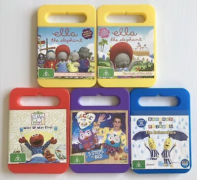 Assorted Kids DVDs Ella The Elephant Elmo Giggle And Hoot Bananas In Pyjamas • $19.95