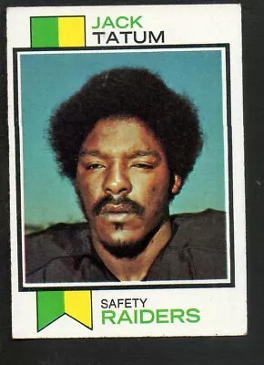 1973 Topps Football Card #288 Jack Tatum-Oakland Raiders Ex Card • $12.50