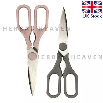 Stainless Steel Scissor Plastic Handle Arts Craft Home Office Fabric Sewing New • £2.99