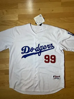 Los Angeles Dodgers Jersey Manny Ramirez Jersey Authentic Mens Sz 54 White Mlb • $75