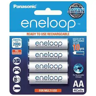 Panasonic Eneloop  AA - 4 Pack 2000mAh • $24.95