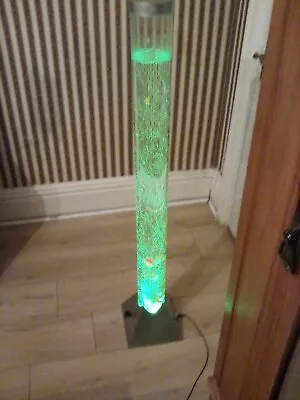£32.50 • Buy 120cm Colour Changing LED Sensory Water Bubble Fish Novelty Lamp