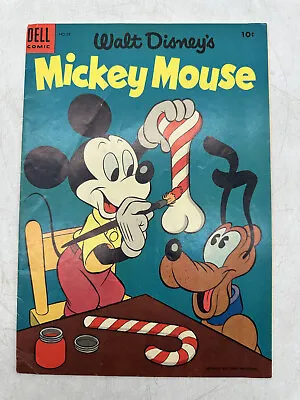 Walt Disney's Mickey Mouse #39 Dell Comics 1955 F- • $20