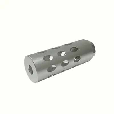 Aluminum Silver Color Muzzle Brake 14x1 Left Hand Thread For 7.62x39mm • $24.99