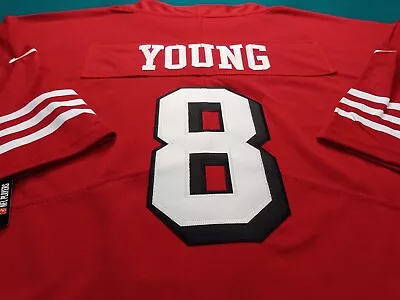 Steve Young S.f. 49ers Home Jersey Xl Original Type Sewn Quality Nfl  • $70