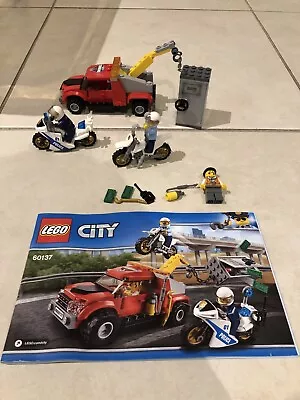 Lego Set - 60137 - City Police - Tow Truck Trouble Including Instruction Booklet • $20