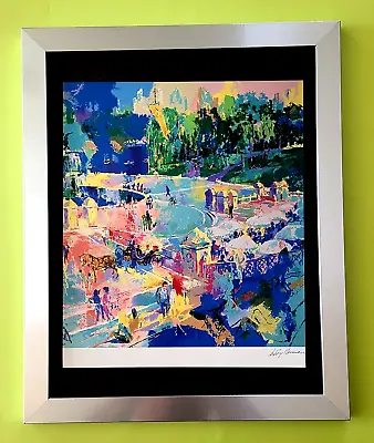 Leroy Neiman +  1980's Vintage Signed Print Framed + New York Central Park • $169