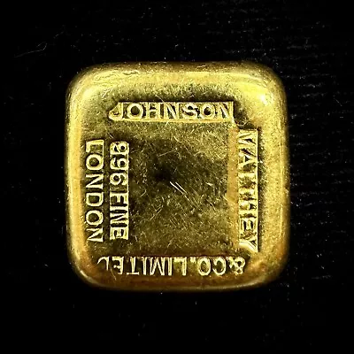 Johnson Matthey London 5 Tolas 996 Fine Poured Gold Bar • $5999.99