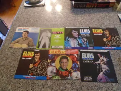 Lot Of 7 Elvis Presley 45's Picture Sleeves  EMPTY RCA ID:91384 • $18.75