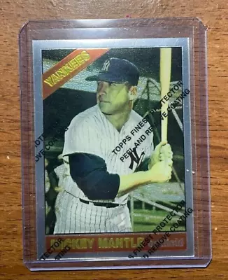 1996 Topps Finest Micky Mantle Commemorative Set 1966 Reprint  #16 • $8.95