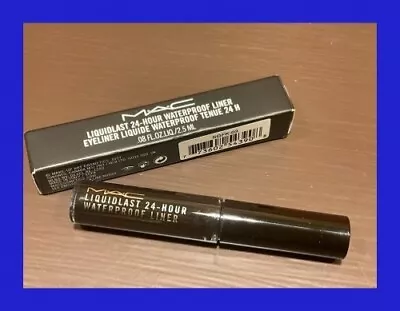 $22.50 • Buy MAC Liquidlast 24-Hour Waterproof Liner- Point Black .08 Oz/2.5 Ml - Eyeliner