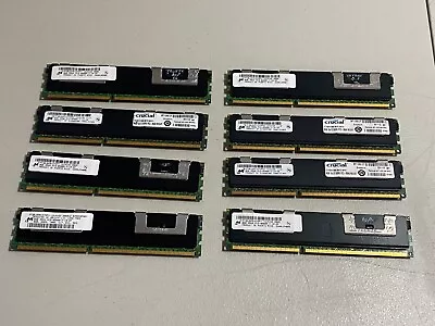 Crucial 64GB (8X8GB) DDR3 PC3-8500 ECC REG DIMM 240-PIN Mac Pro RAM Memory • $75