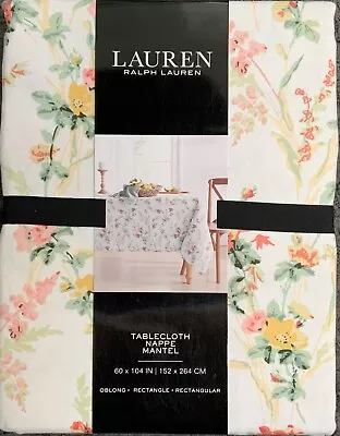 BNWT RALPH LAUREN Floral Tablecloth Rectangular Cotton *NEW STOCK* 60x104cm • £24.95