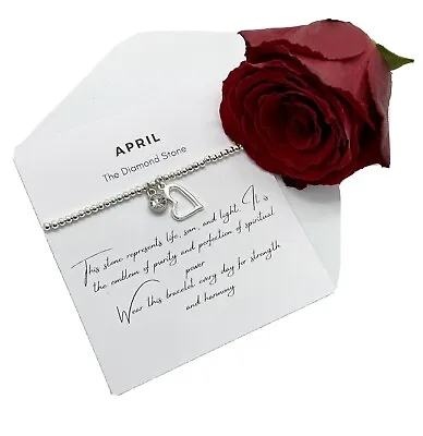 £7.50 • Buy April Birthstone Bracelet