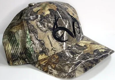 Men's Realtree Edge Camouflage Antler Baseball Cap/Hat Black • $9.99