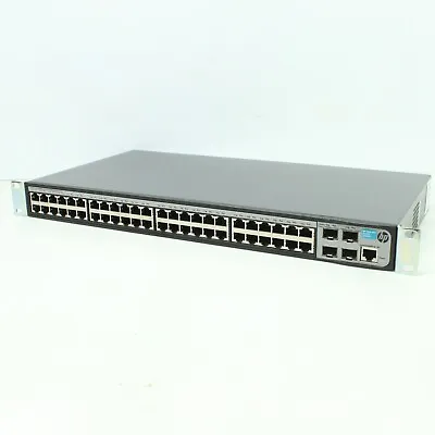 HP 1920-48G JG927A 48 Port Managed Gigabit Ethernet Switch + 4 Gigabit SFP Ports • £54.99