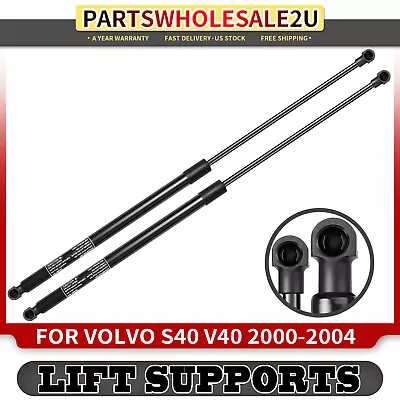 2x Front Hood Lift Support Gas Spring Shock For Volvo S40 V40 2000-2004 8194244 • $26.19