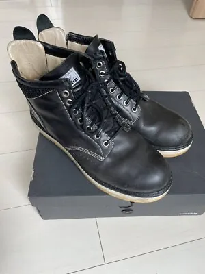 Visvim × Mastermind JAPAN 7 Hole Boots Black Size US10 Leather Shoes • $390