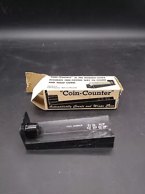 Vintage  Coin-Counter  Plastic Tray With Original Box • $10